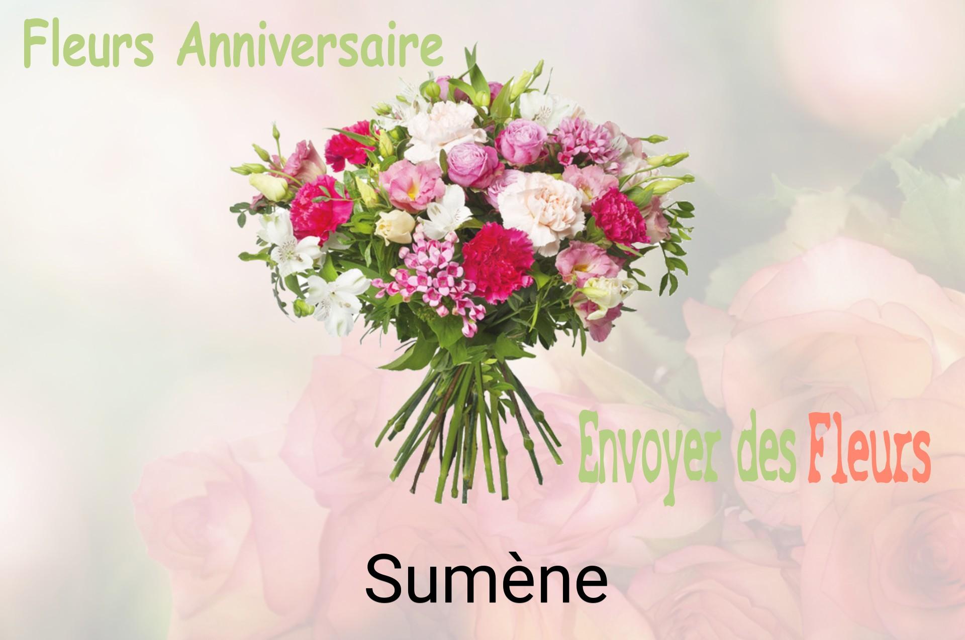 Bouquet de fleurs d’anniversaire livré à Sumène